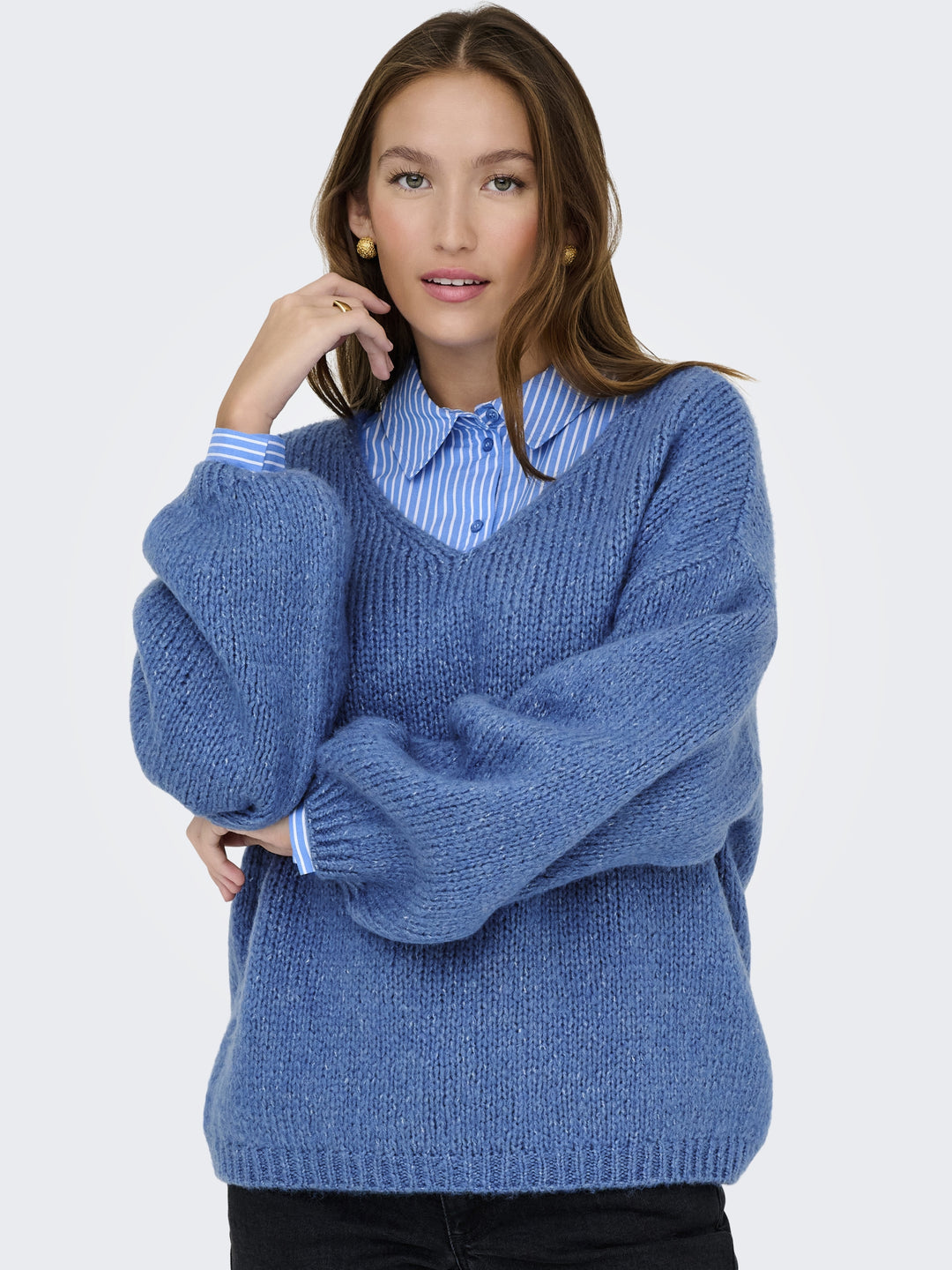 JDYDINEA L/S REVERSIBLE PULLOV. KNT, Ebb And Flow 303181 Bild 3