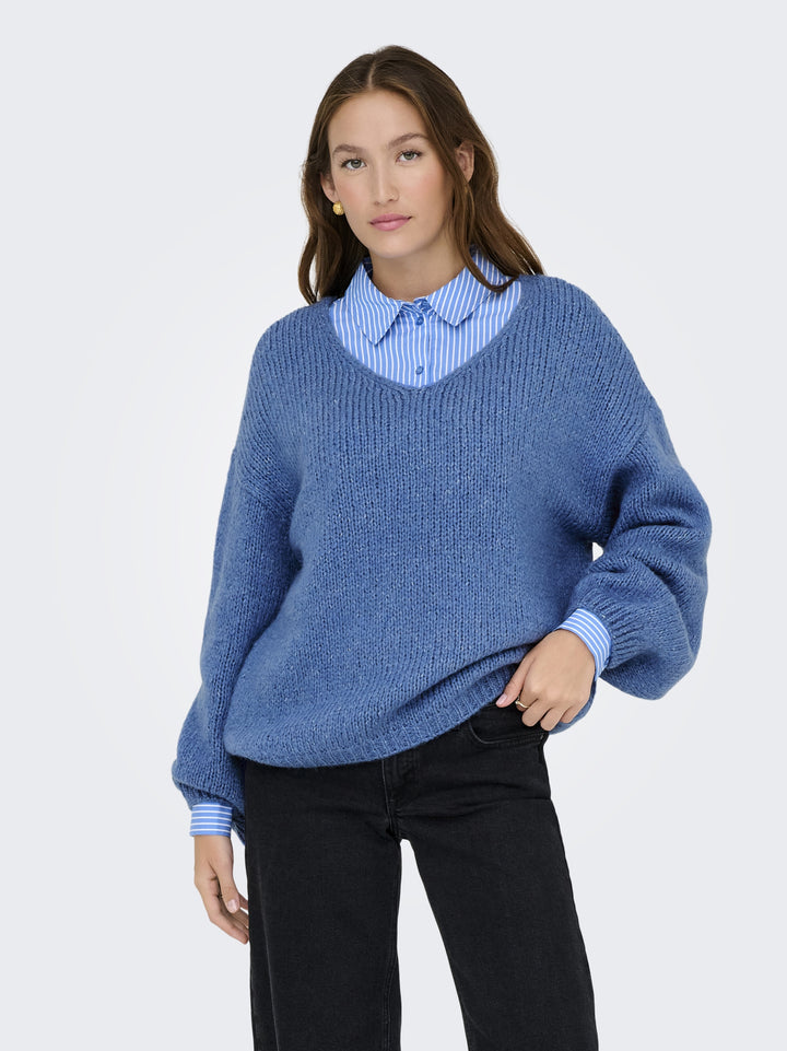 JDYDINEA L/S REVERSIBLE PULLOV. KNT, Ebb And Flow 303181 Bild 4
