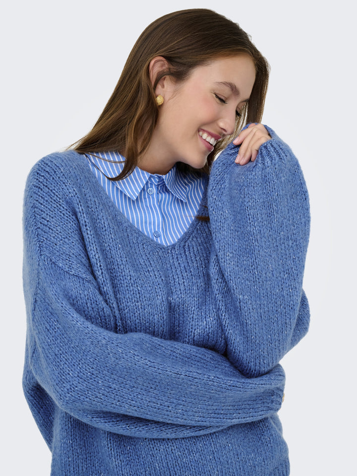JDYDINEA L/S REVERSIBLE PULLOV. KNT, Ebb And Flow 303181 Bild 8