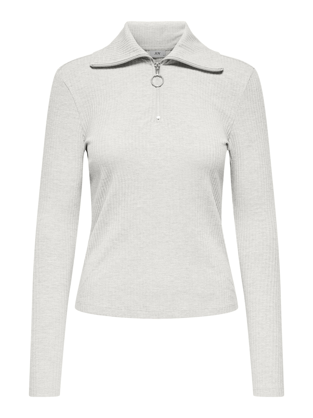 JDYEFFI L/S HALF ZIP TOP JRS, Cloud Dancer 177922 Bild 1