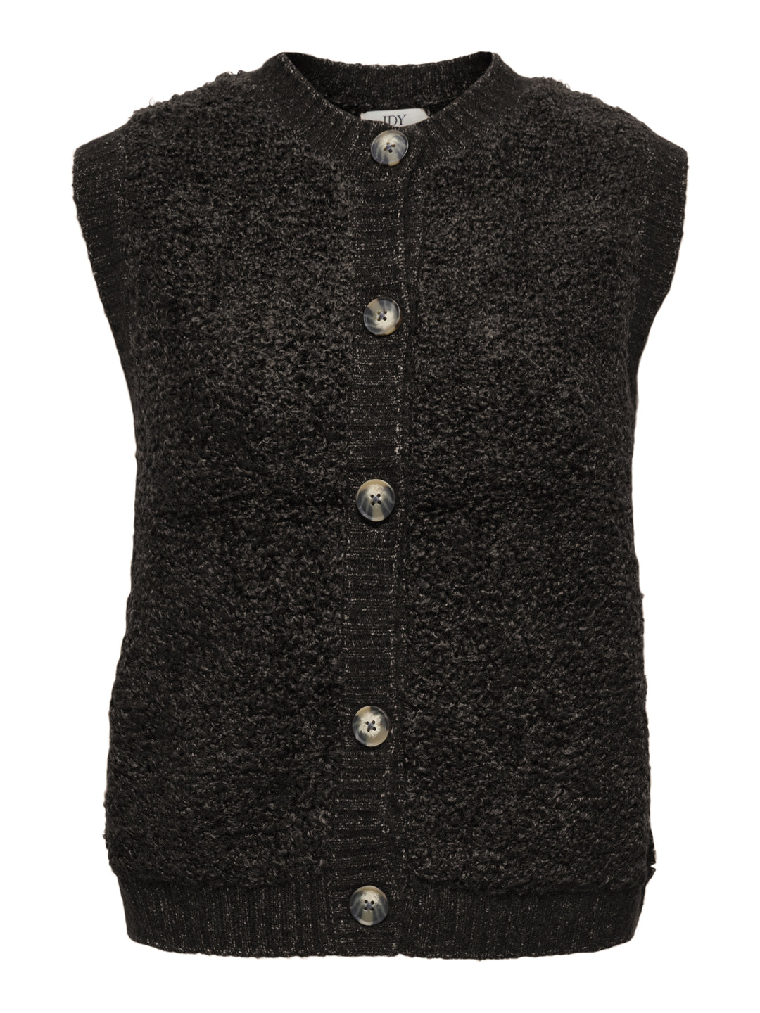 JDYEIRA LIFE S/L ON BUTTON VEST KNT, Chocolate Torte 244915 Bild 1