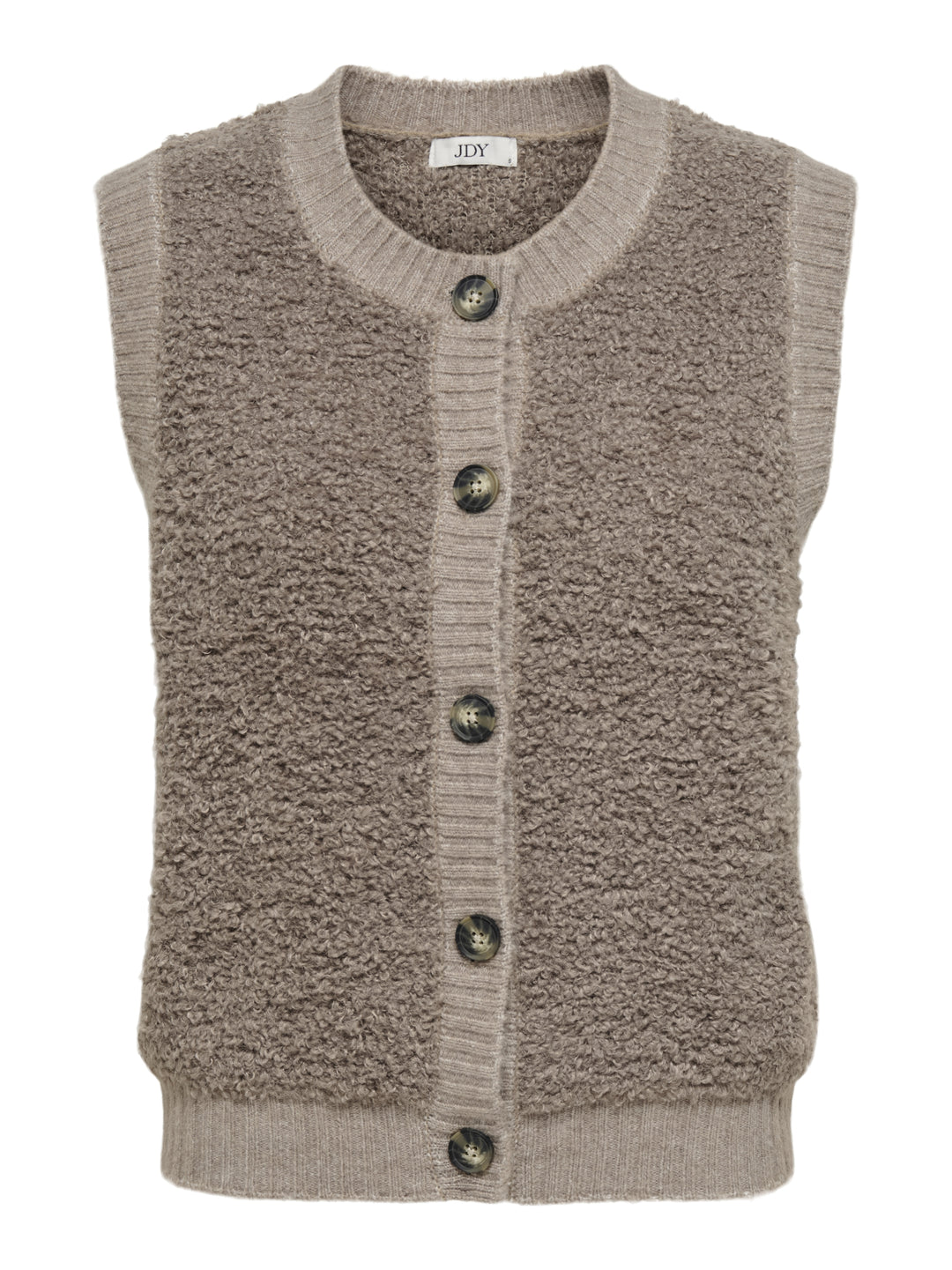 JDYEIRA LIFE S/L ON BUTTON VEST KNT, Mountain Trail 303881 Bild 1
