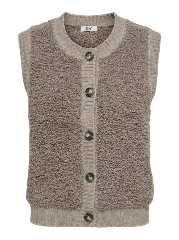 JDYEIRA LIFE S/L ON BUTTON VEST KNT, Mountain Trail 303881 Bild 1