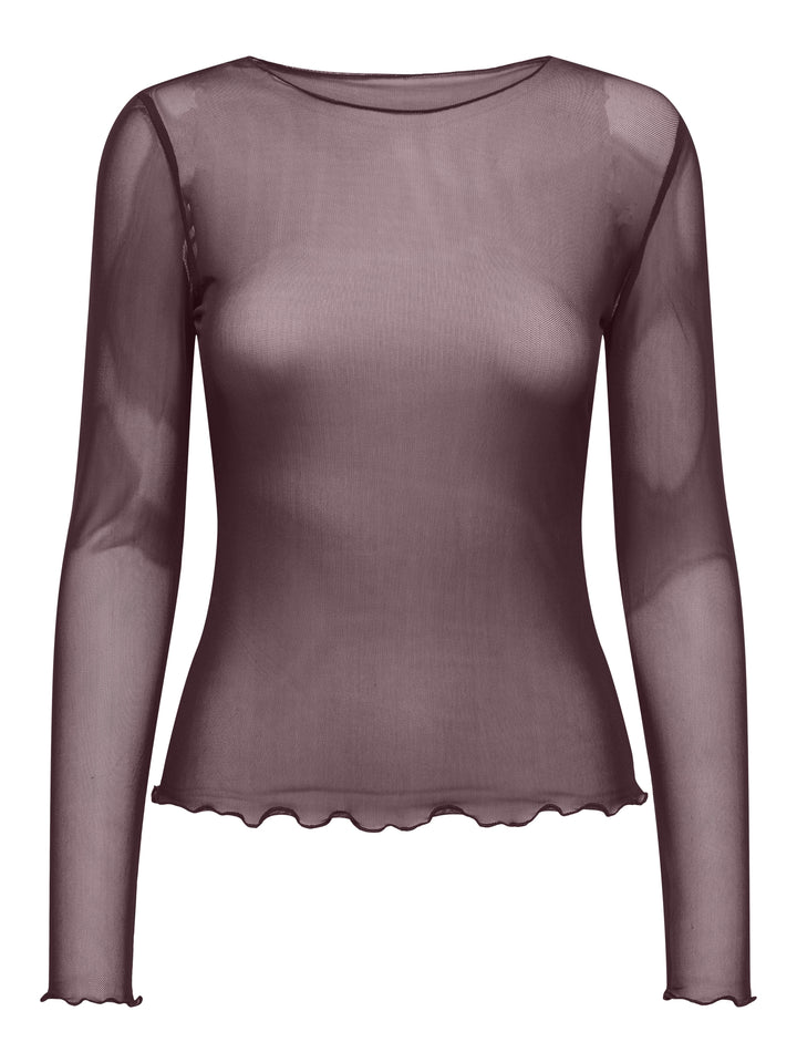 JDYELSA NEW L/S O NECK TOP JRS NOOS, Huckleberry 287755 Bild 1