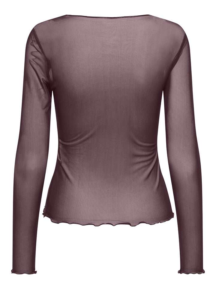 JDYELSA NEW L/S O NECK TOP JRS NOOS, Huckleberry 287755 Bild 2