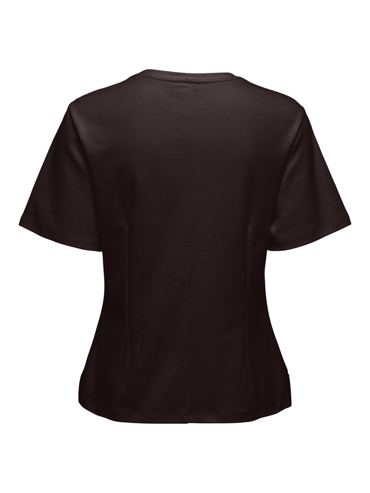 JDYEVA S/S TOP JRS, Black Coffee 177943 Bild 2