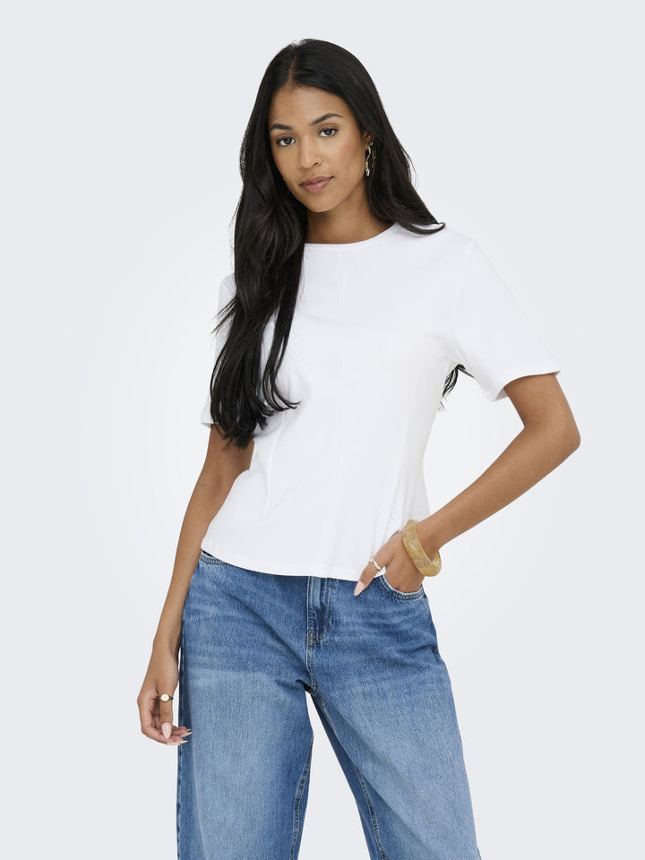 JDYEVA S/S TOP JRS, White 177991 Bild 3
