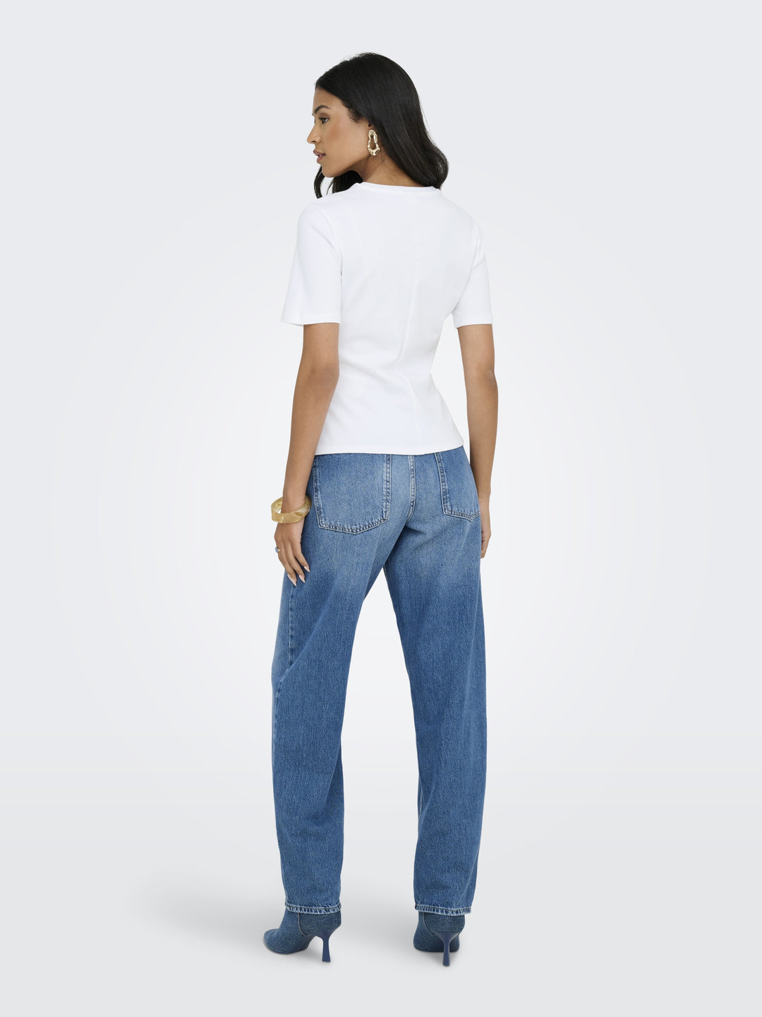 JDYEVA S/S TOP JRS, White 177991 Bild 4