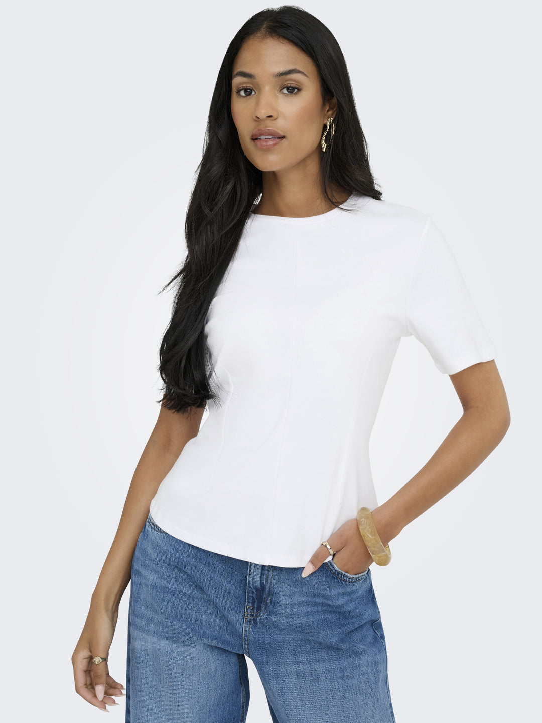 JDYEVA S/S TOP JRS, White 177991 Bild 6