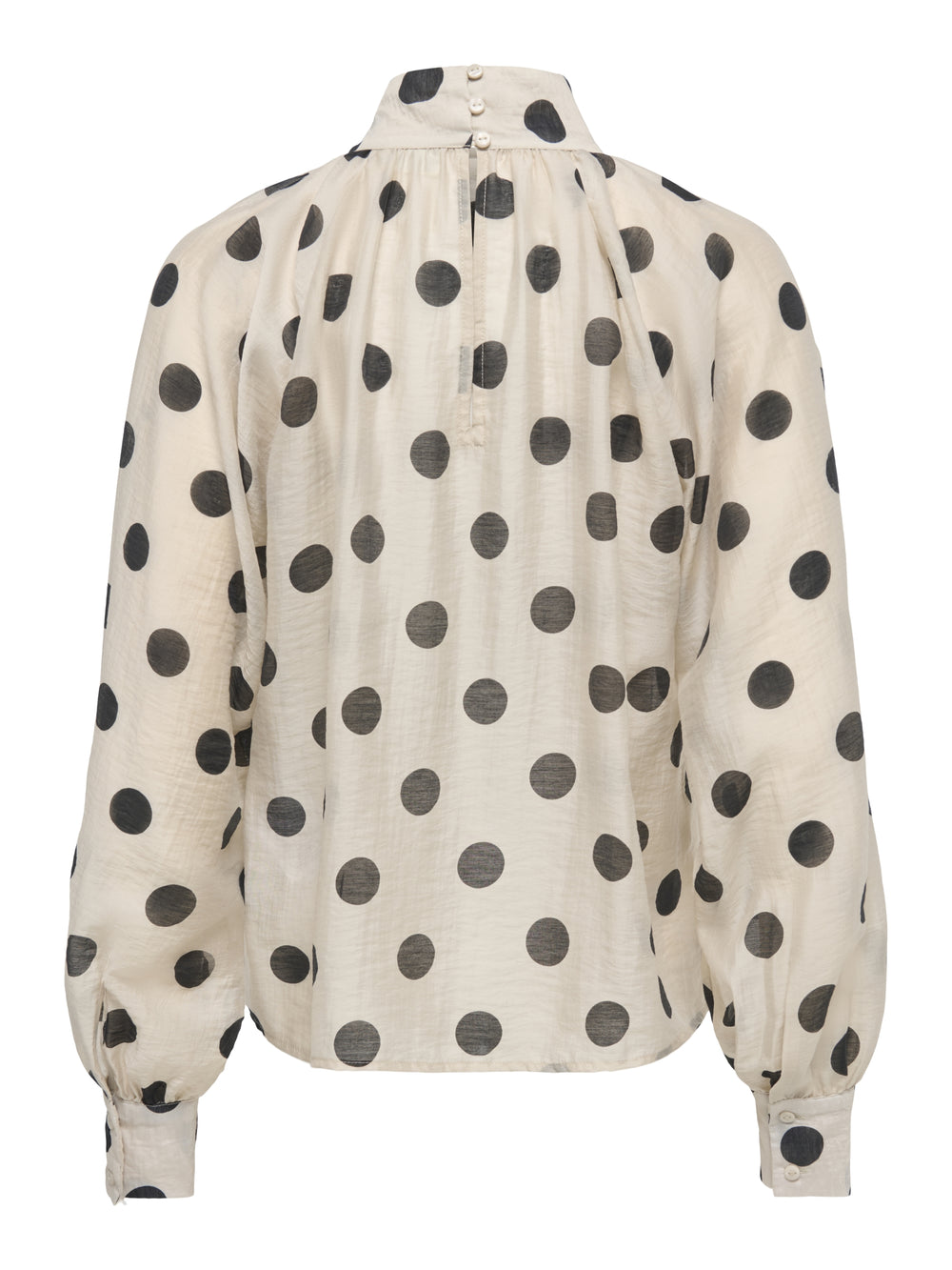 JDYFAY L/S TOP WVN, Cement/BLACK DOT 215452002 Bild 2