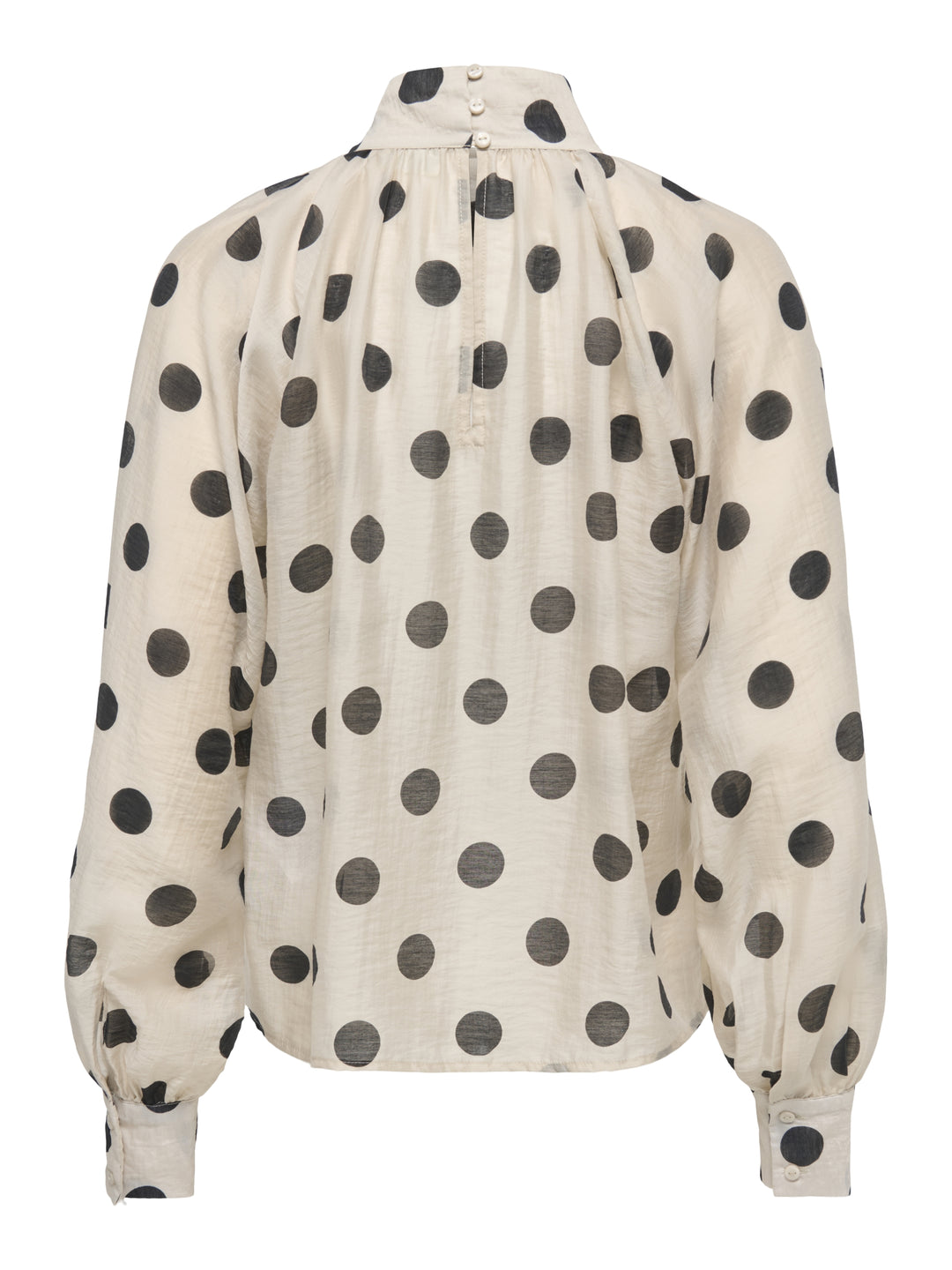 JDYFAY L/S TOP WVN, Cement/BLACK DOT 215452002 Bild 2