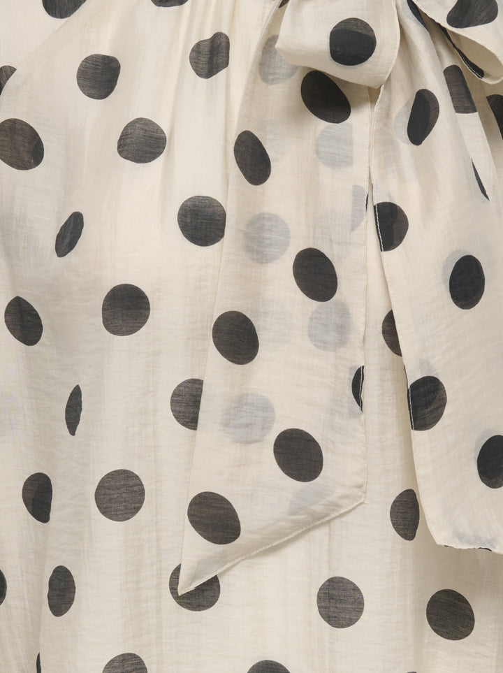 JDYFAY L/S TOP WVN, Cement/BLACK DOT 215452002 Bild 3