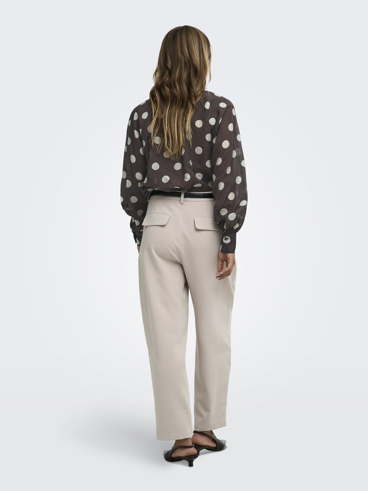 JDYFAY L/S TOP WVN, Coffee Bean/CEMENT DOT 237375001 Bild 5