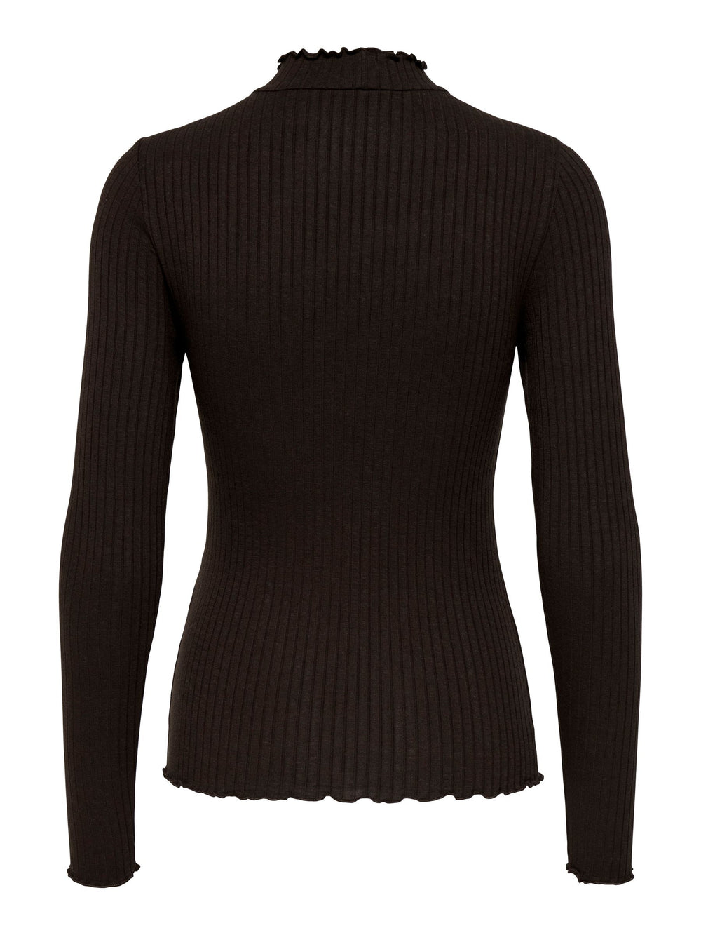 JDYFRANSISKA L/S HI-NCK TOP JR NOOS, Black Coffee 177943 Bild 2