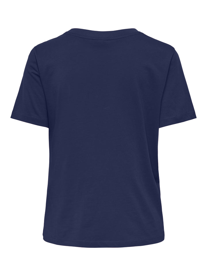 JDYGAISA S/S KNOT TOP JRS, Medieval Blue 190518 Bild 2
