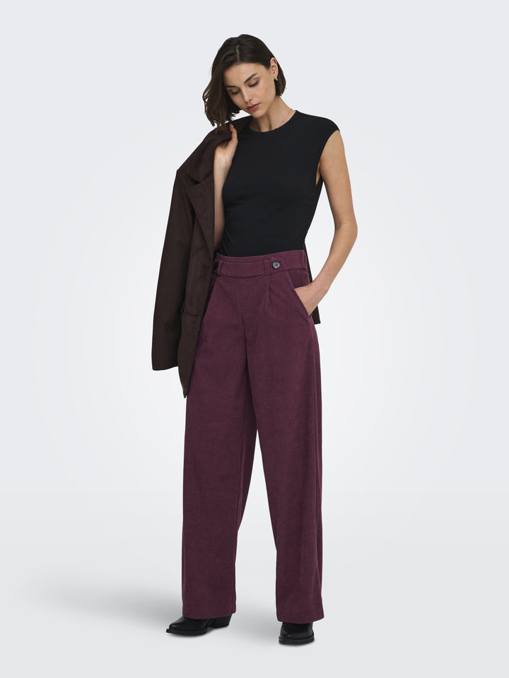 JDYGEGGO CORD PANT JRS NOOS, Windsor Wine 193785 Bild 7