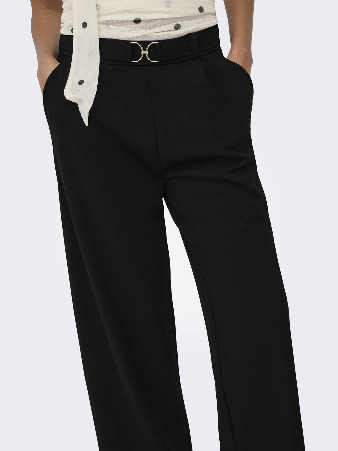JDYGEGGO LIFE BELT PANT JRS NOOS, Black/BELT 177911001 Bild 7