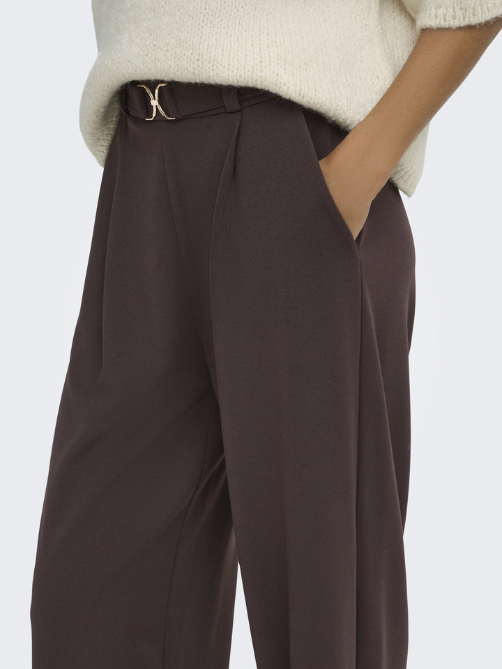 JDYGEGGO LIFE BELT PANT JRS NOOS, Chocolate Torte/BELT 244915001 Bild 6