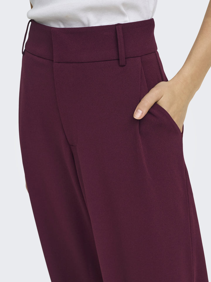 JDYGEGGO LIFE OCCASION PANT JRS NOO, Windsor Wine 193785 Bild 3