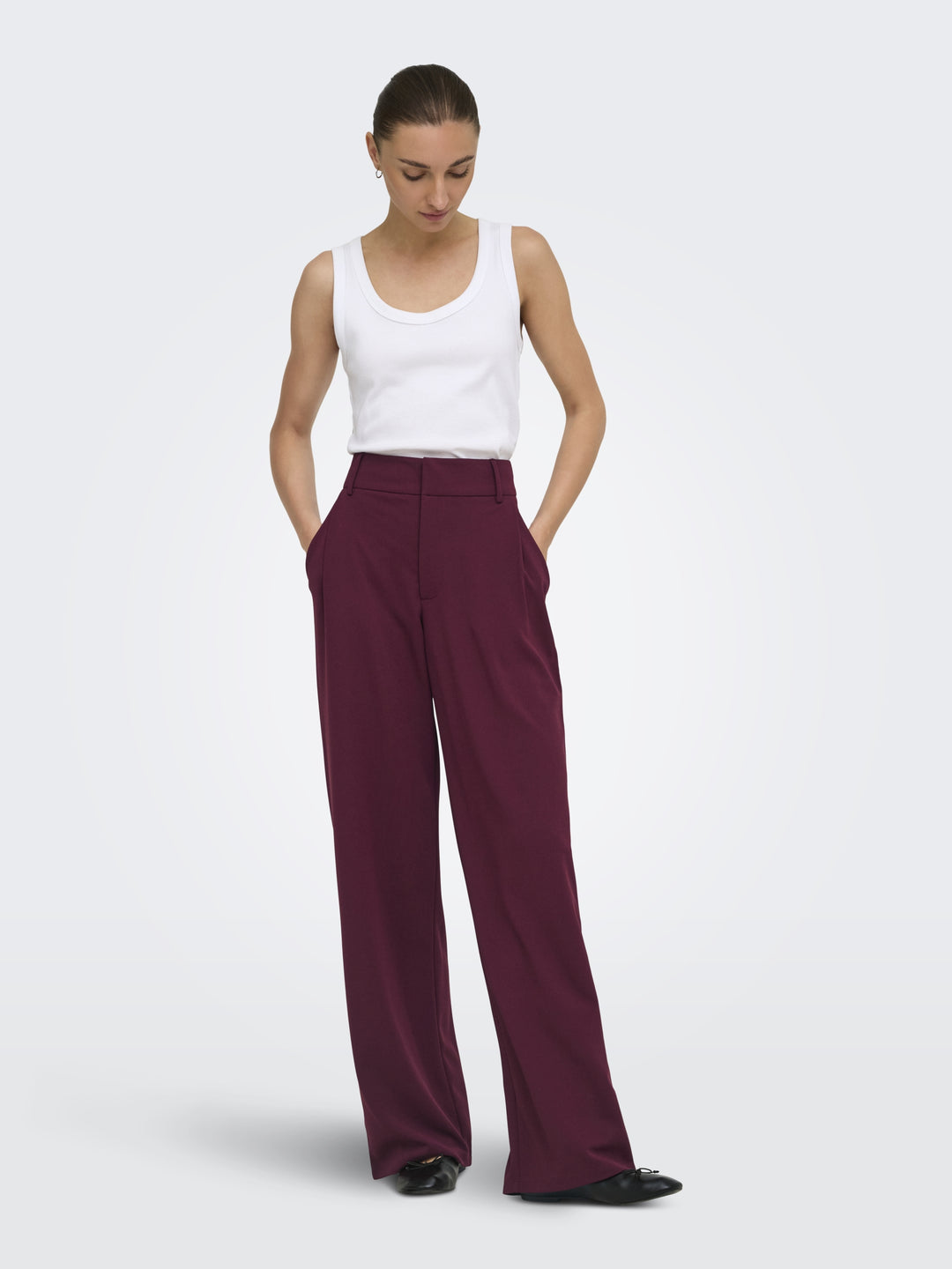 JDYGEGGO LIFE OCCASION PANT JRS NOO, Windsor Wine 193785 Bild 6