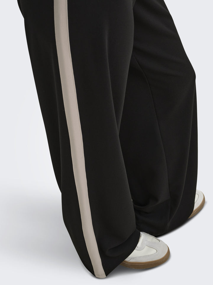 JDYGEGGO LIFE WIDE PANEL PANT JRS, Black/CHATEAU GRAY PANEL 177911001 Bild 2