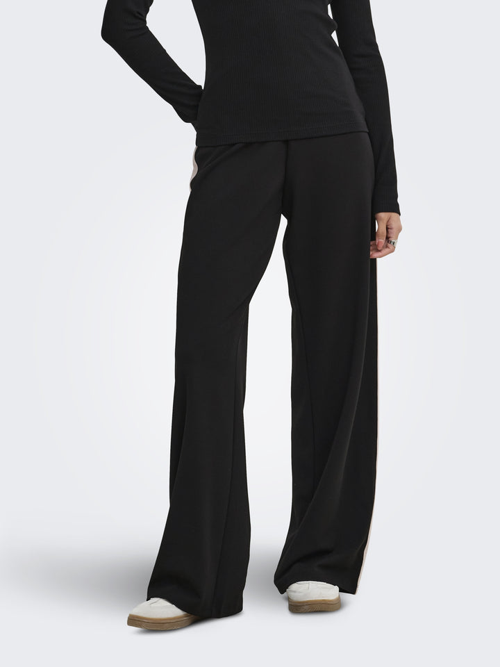 JDYGEGGO LIFE WIDE PANEL PANT JRS, Black/CHATEAU GRAY PANEL 177911001 Bild 4