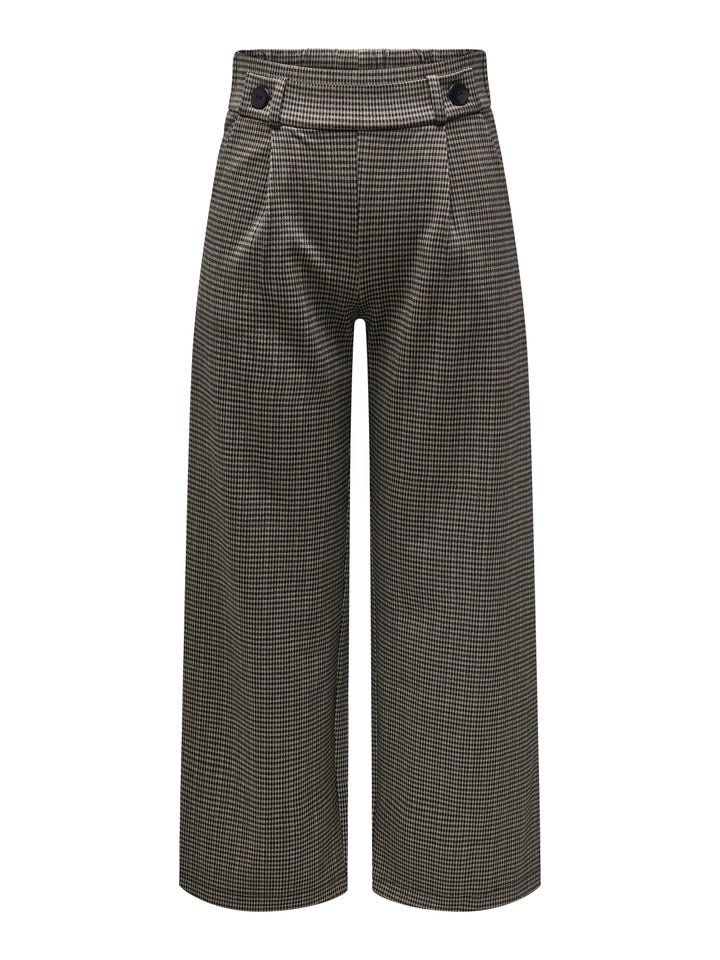 JDYGEGGO MIA LONG CHECK PANT JRS NO, Cobblestone/MINI CHECK 202135001 Bild 1