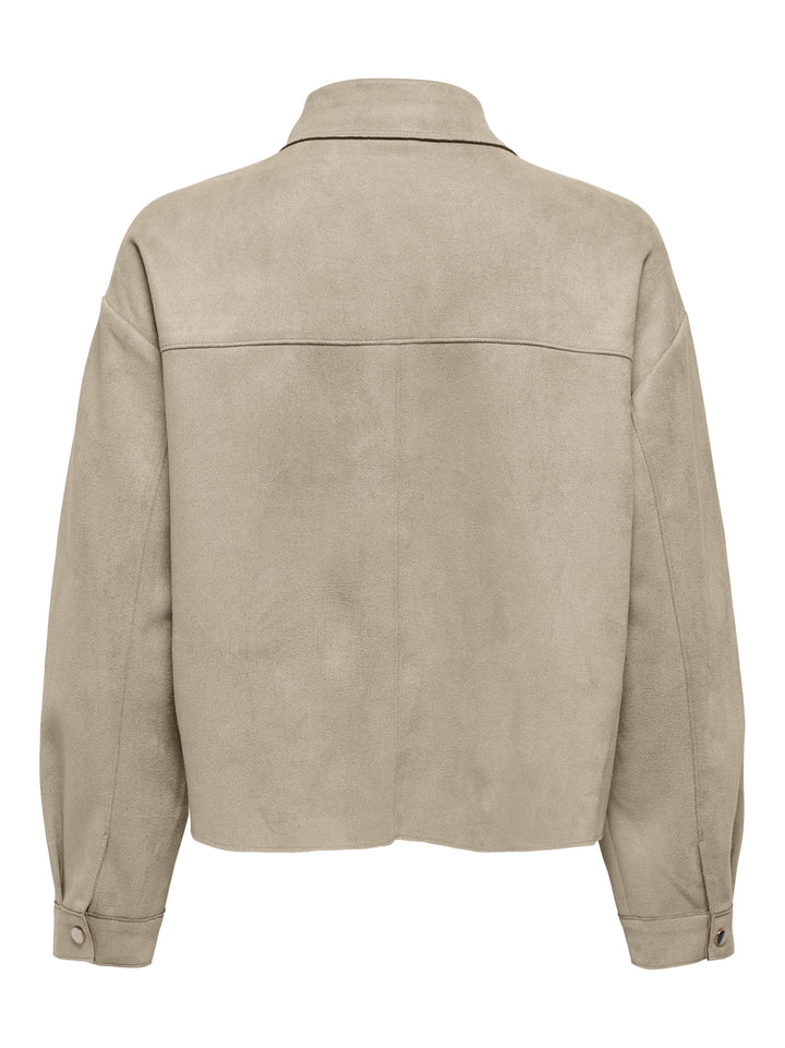 JDYJULLE L/S FAKE SUEDE SHIRT JRS N, Oxford Tan 189818 Bild 2