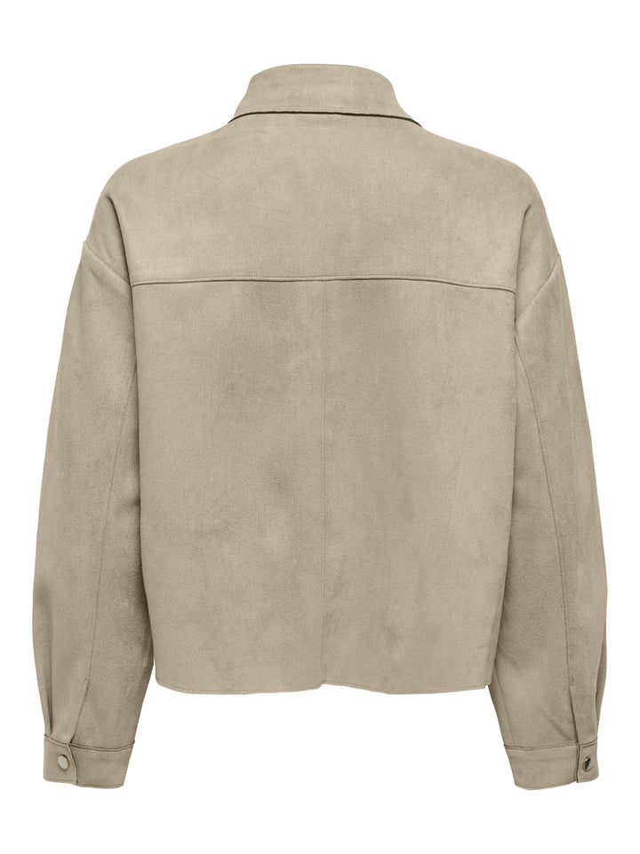 JDYJULLE L/S FAKE SUEDE SHIRT JRS N, Oxford Tan 189818 Bild 2