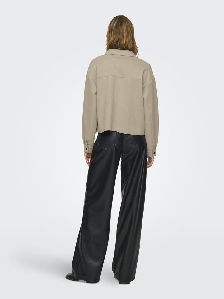 JDYJULLE L/S FAKE SUEDE SHIRT JRS N, Oxford Tan 189818 Bild 3