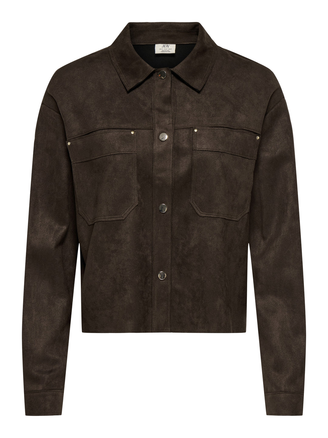 JDYJULLE L/S FAKE SUEDE SHIRT JRS N, Coffee Bean 237375 Bild 1