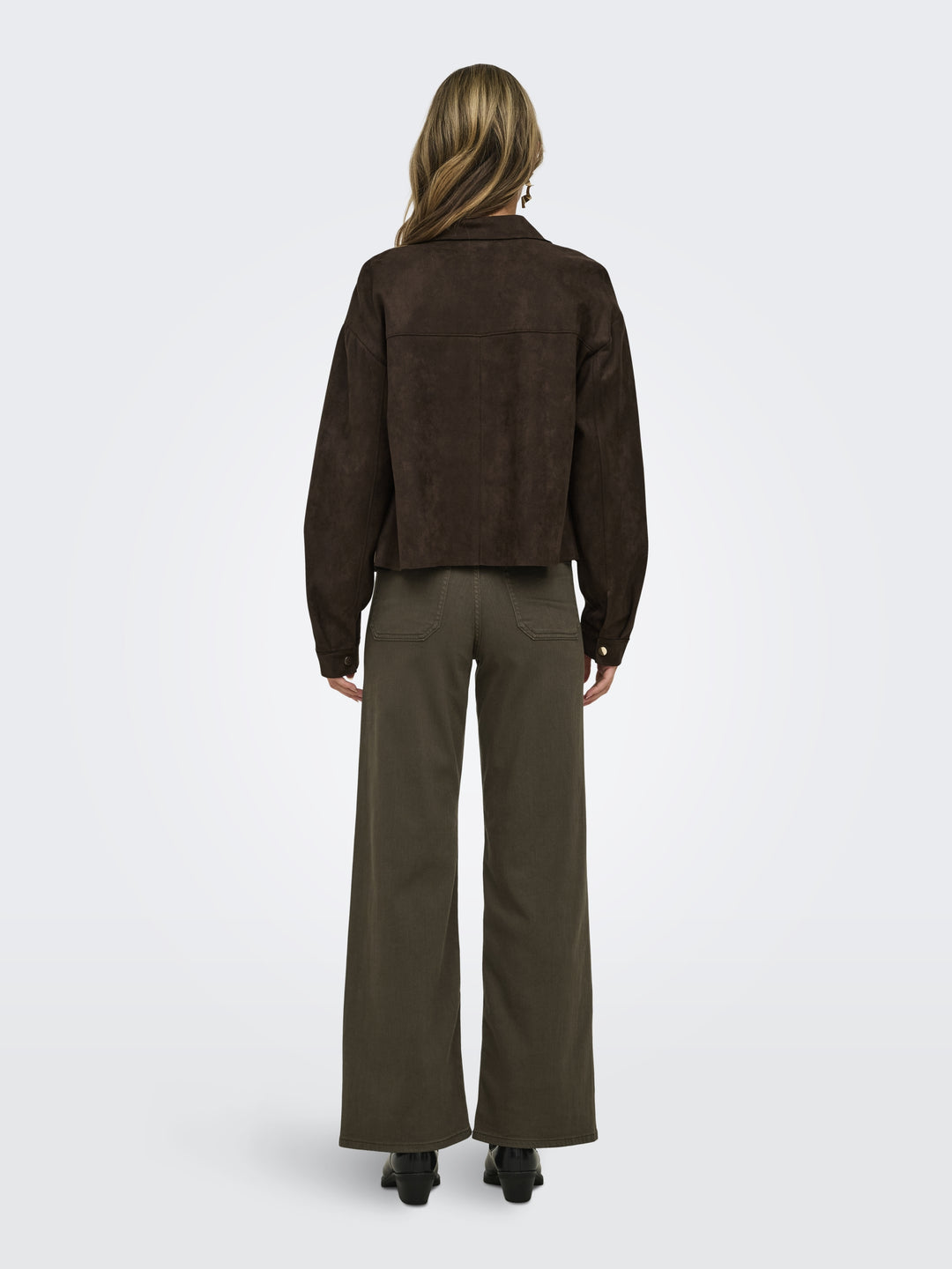 JDYJULLE L/S FAKE SUEDE SHIRT JRS N, Coffee Bean 237375 Bild 5