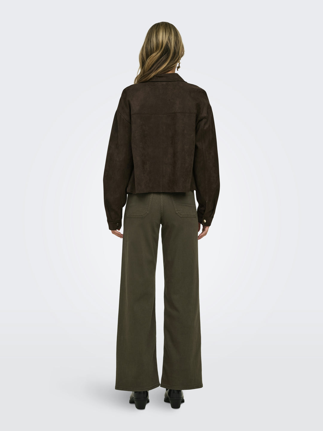 JDYJULLE L/S FAKE SUEDE SHIRT JRS N, Coffee Bean 237375 Bild 5