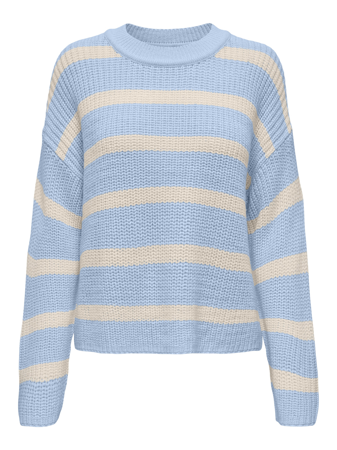 JDYJUSTY L/S STRIPE PULLOVER KNT NO, Cashmere Blue/EGGNOG 193179002 Bild 1