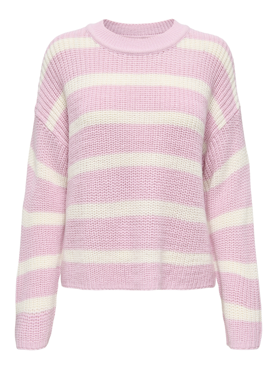 JDYJUSTY L/S STRIPE PULLOVER KNT NO, Fragrant Lilac/EGGNOG 240595002 Bild 1