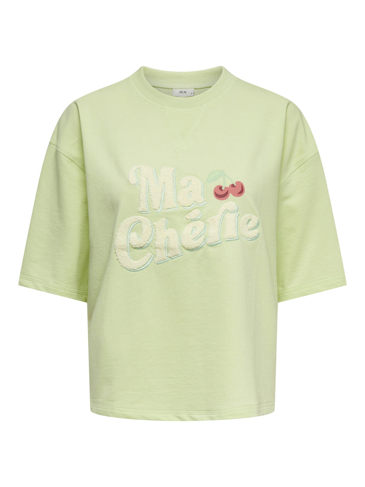 JDYKAJA SS LOOSE O NECK SWEAT JRS D, Seafoam Green/MA CHERIE TOWEL 269056005 Bild 1