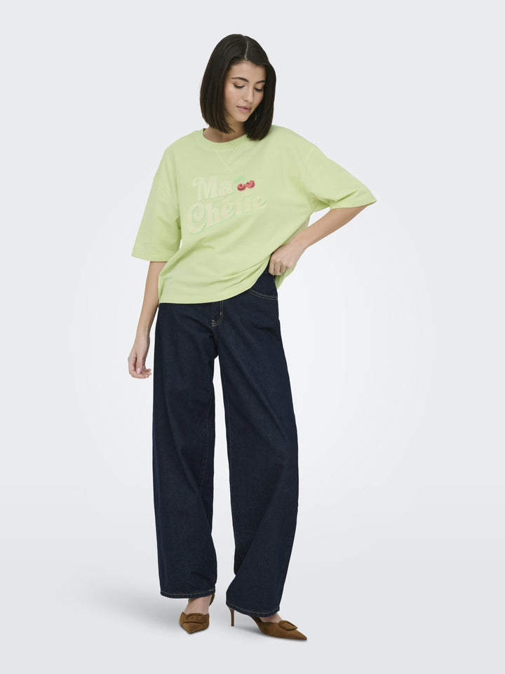 JDYKAJA SS LOOSE O NECK SWEAT JRS D, Seafoam Green/MA CHERIE TOWEL 269056005 Bild 6