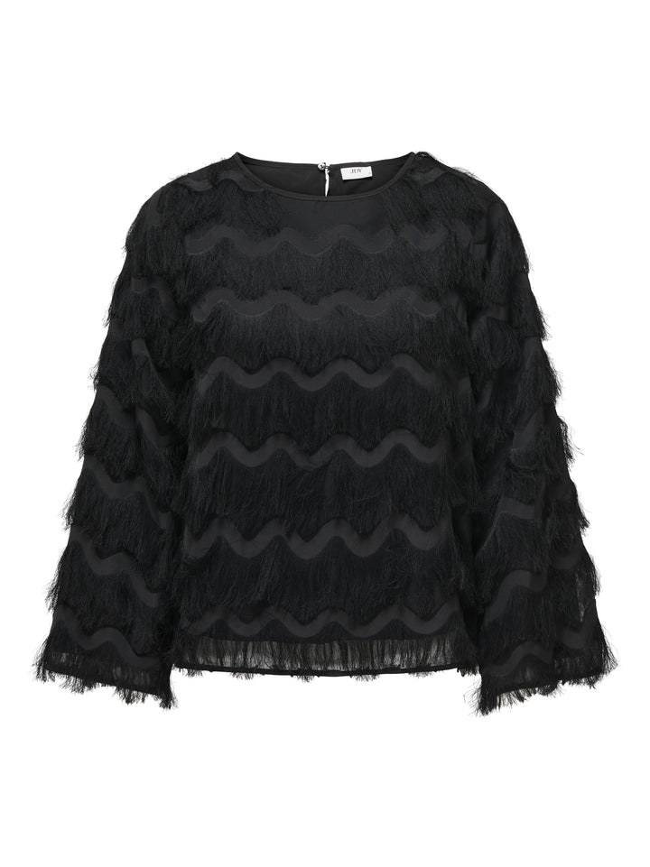 JDYKESHA L/S TOP WVN, Black 177911 Bild 1