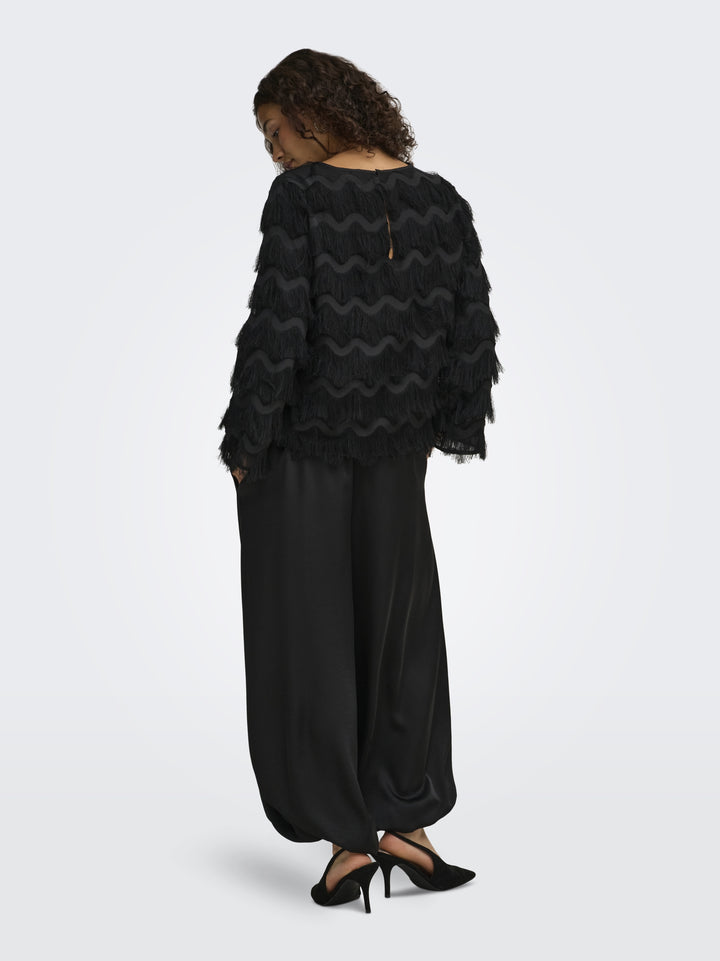 JDYKESHA L/S TOP WVN, Black 177911 Bild 5