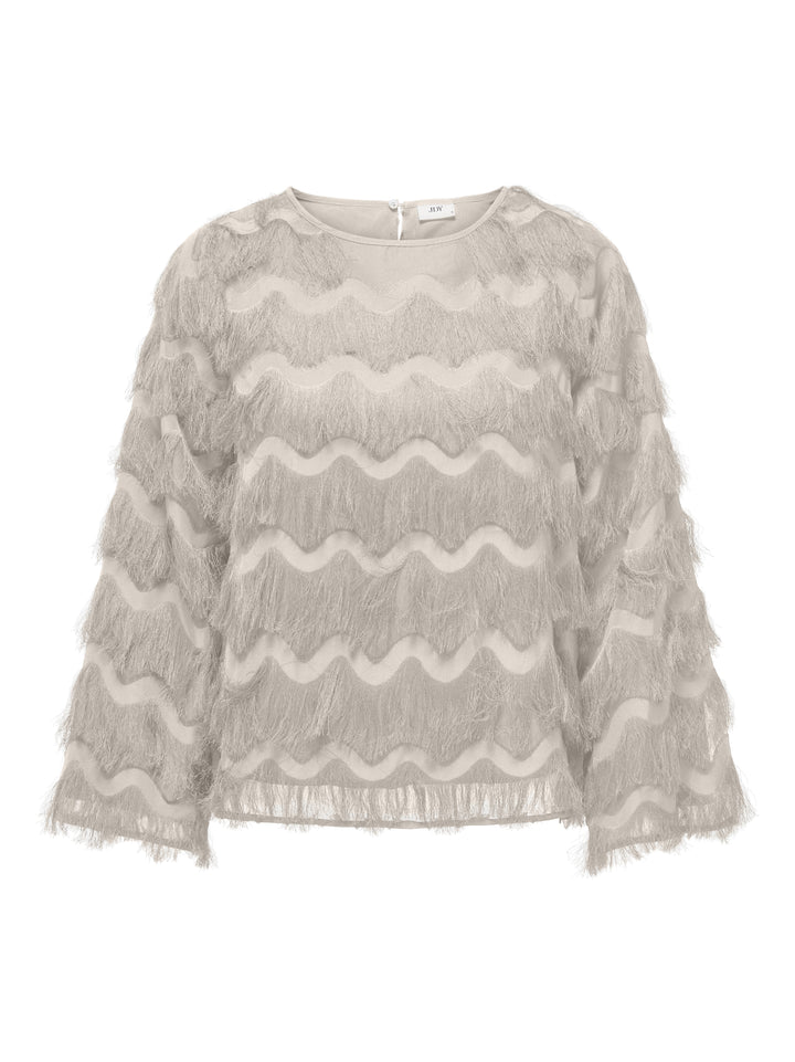 JDYKESHA L/S TOP WVN, Pumice Stone 189959 Bild 1