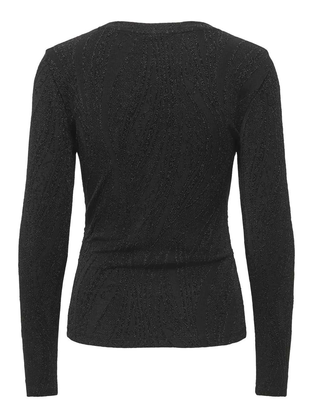 JDYKIWI L/S O NECK TOP JRS DIA, Black/GLITTER 177911001 Bild 2