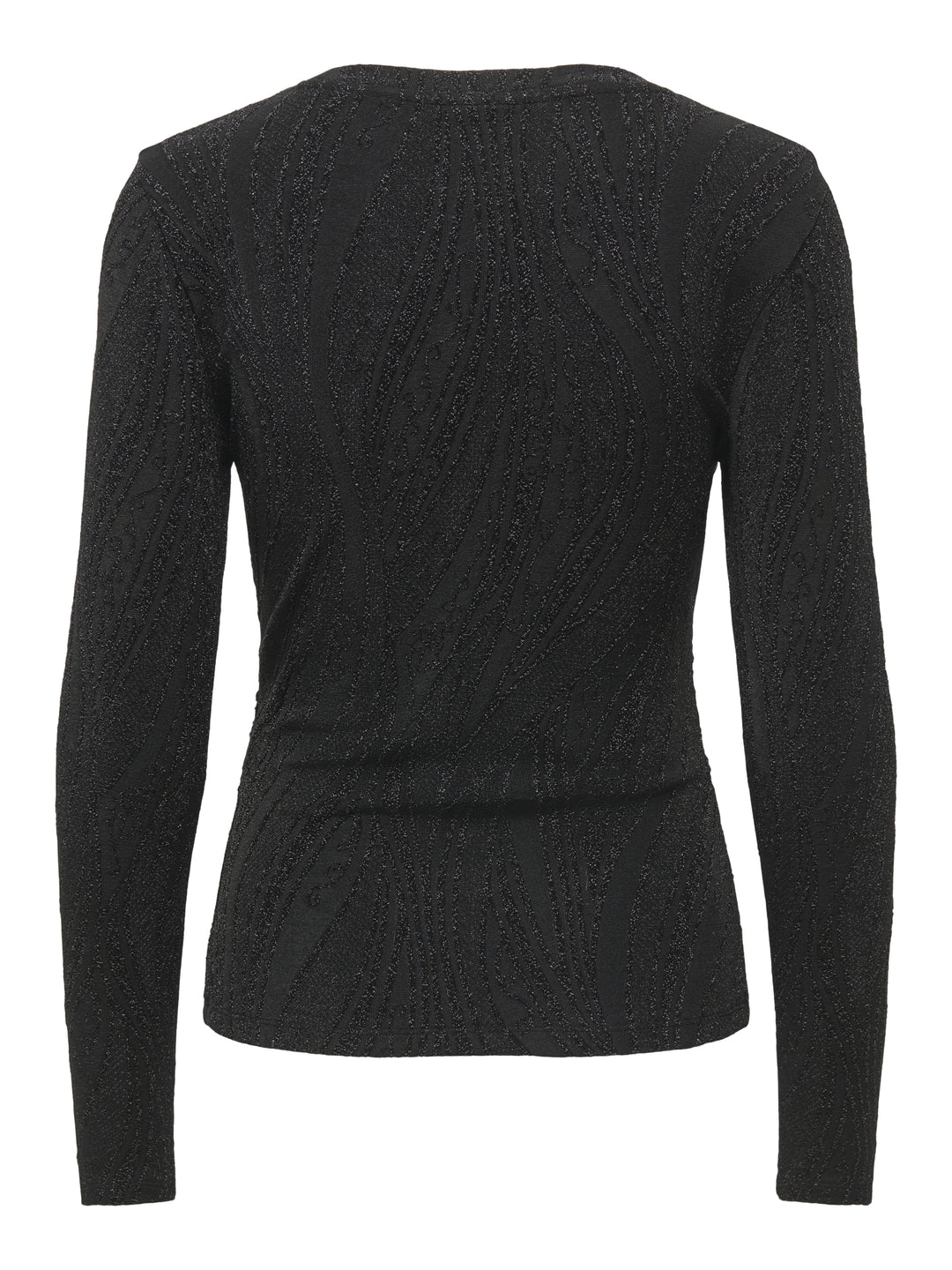 JDYKIWI L/S O NECK TOP JRS DIA, Black/GLITTER 177911001 Bild 2