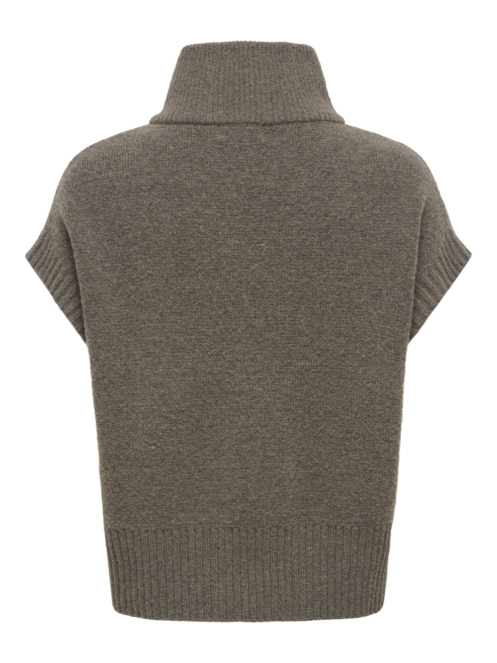 JDYLEA S/L HN 2WAY ZIP VEST KNT NOO, Falcon/MELANGE 190678001 Bild 2