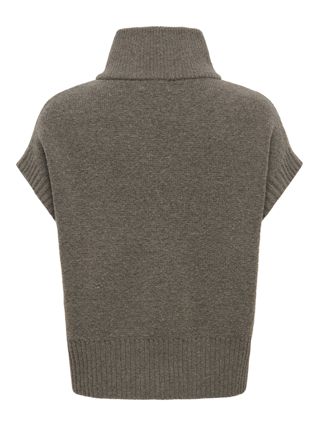 JDYLEA S/L HN 2WAY ZIP VEST KNT NOO, Falcon/MELANGE 190678001 Bild 2