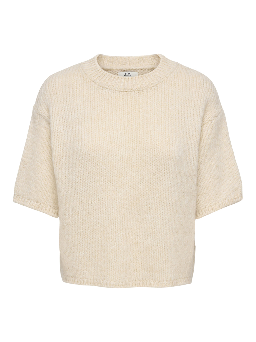 JDYLINEA S/S PULLOVER O-NECK KNT NO, Birch 180083 Bild 1