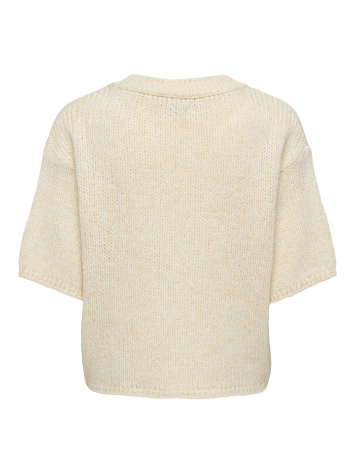 JDYLINEA S/S PULLOVER O-NECK KNT NO, Birch 180083 Bild 2