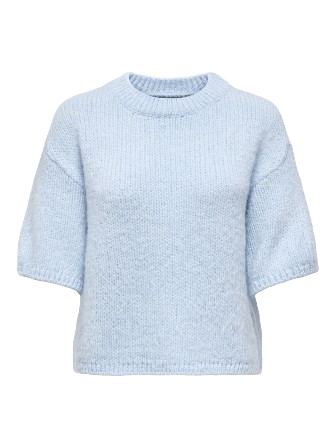 JDYLINEA S/S PULLOVER O-NECK KNT NO, Cashmere Blue 193179 Bild 1