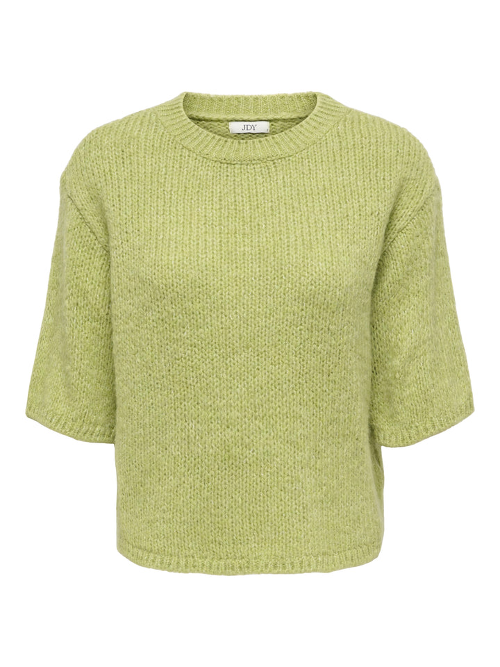 JDYLINEA S/S PULLOVER O-NECK KNT NO, Tarragon 264615 Bild 1