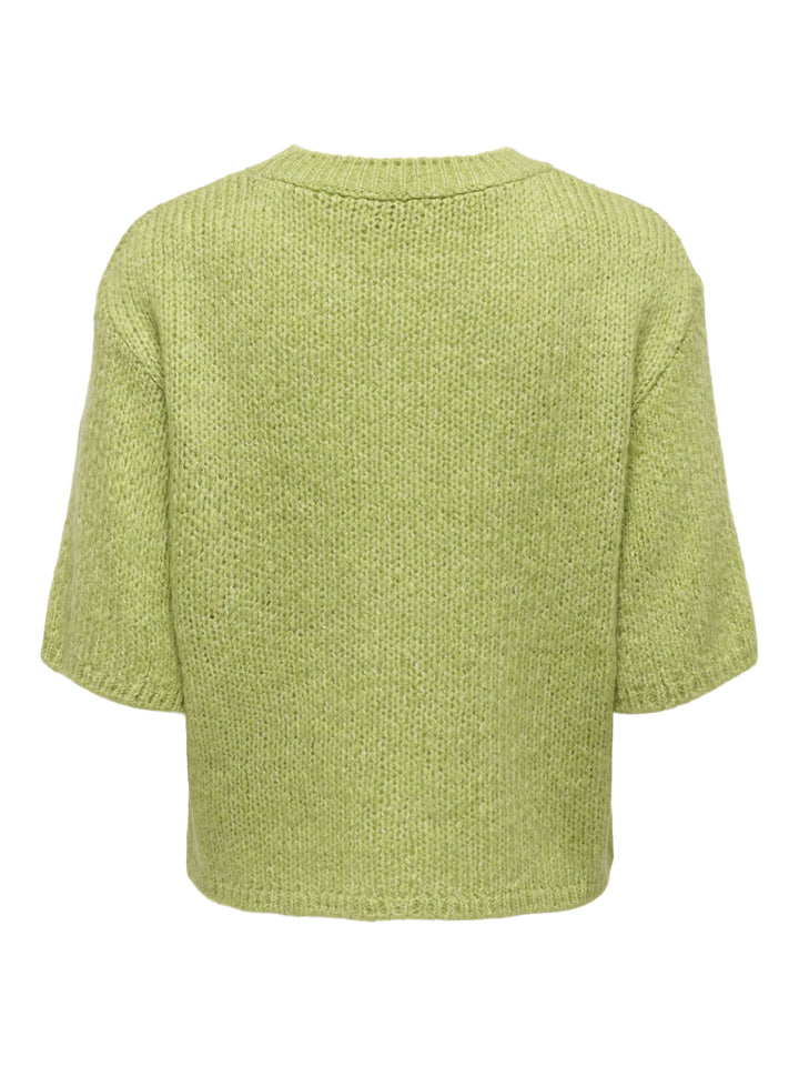 JDYLINEA S/S PULLOVER O-NECK KNT NO, Tarragon 264615 Bild 2