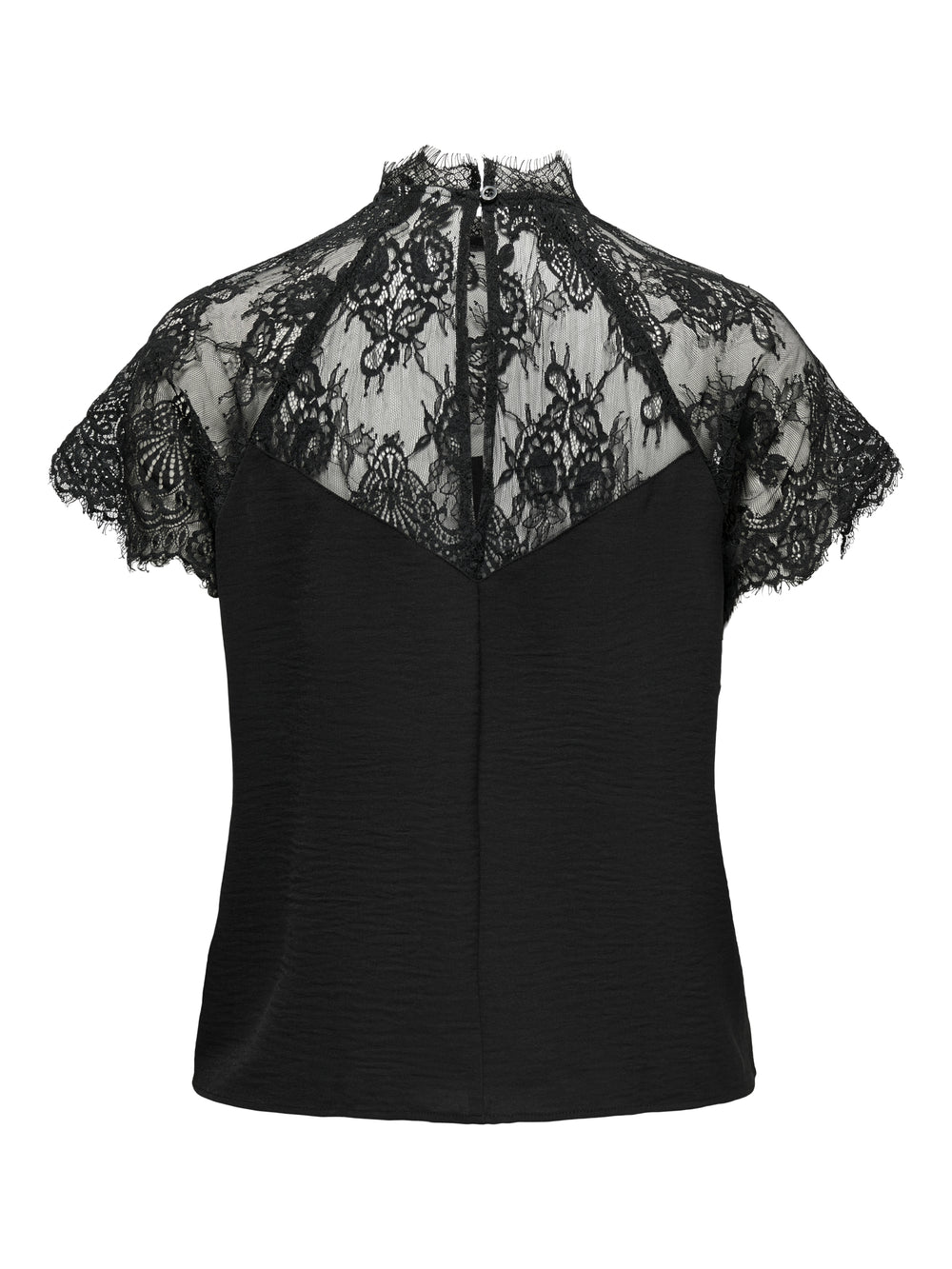 JDYLION S/S LACE TOP WVN DIA, Black 177911 Bild 2